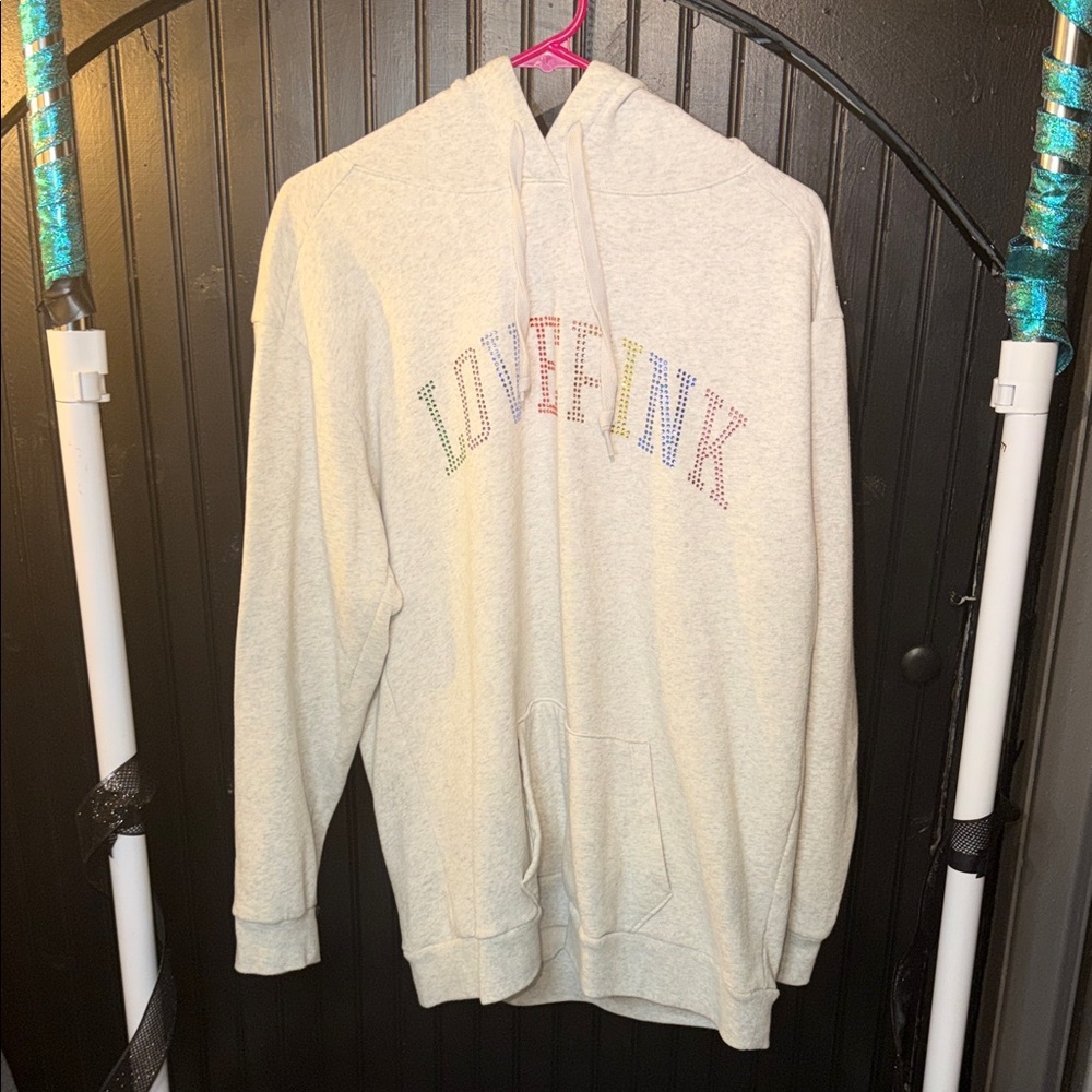 Victoria's Secret Cream Love Pink Hoodie